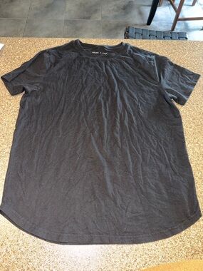 Edgar + Ash Men's Black Short Sleeve Crewneck Tee